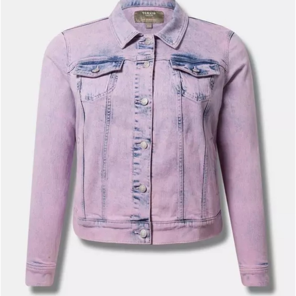 Purple Denim Jacket